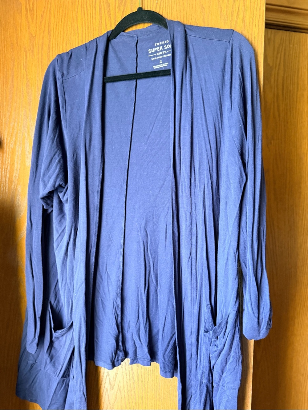 torrid Open-Front Cardigan in Periwinkle